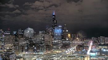 Weather camera view of UIC - University of Illinois Chicago.