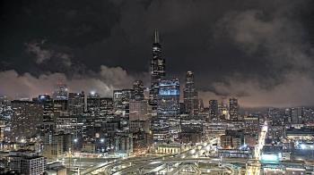 Weather camera view of UIC - University of Illinois Chicago.