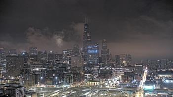 Weather camera view of UIC - University of Illinois Chicago.