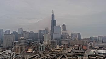Weather camera view of UIC - University of Illinois Chicago.