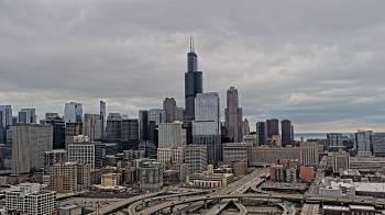 Weather camera view of UIC - University of Illinois Chicago.