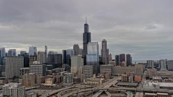 Weather camera view of UIC - University of Illinois Chicago.