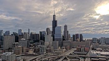 Weather camera view of UIC - University of Illinois Chicago.