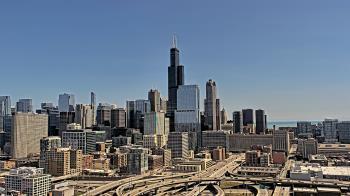 Weather camera view of UIC - University of Illinois Chicago.