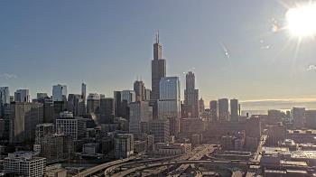 Weather camera view of UIC - University of Illinois Chicago.