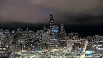 Weather camera view of UIC - University of Illinois Chicago.