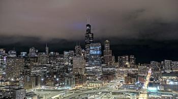 Weather camera view of UIC - University of Illinois Chicago.