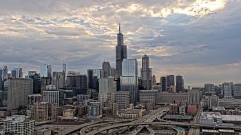 Weather camera view of UIC - University of Illinois Chicago.