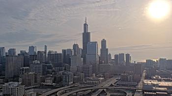 Weather camera view of UIC - University of Illinois Chicago.