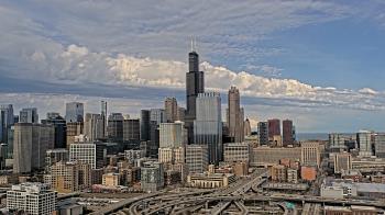 Weather camera view of UIC - University of Illinois Chicago.