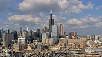 Weather camera view of UIC - University of Illinois Chicago.