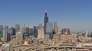Weather camera view of UIC - University of Illinois Chicago.