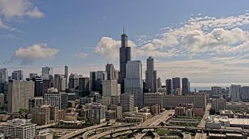 Weather camera view of UIC - University of Illinois Chicago.