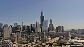 Weather camera view of UIC - University of Illinois Chicago.