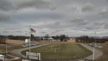 Weather camera view of Upper Dauphin Area HS.
