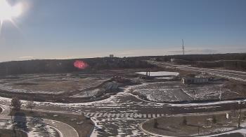 Weather camera view of Waxpool Elementary School.