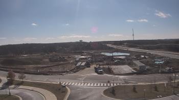 Weather camera view of Waxpool Elementary School.