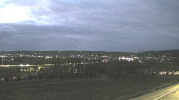 Weather camera view of Wilkes-Barre Area High School.