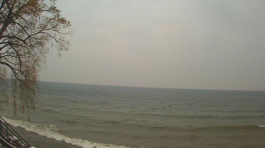 Weather camera view of Forest Lawn Beach.