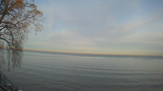 Weather camera view of Forest Lawn Beach.