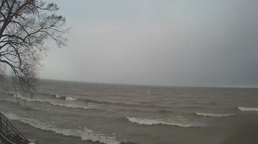 Weather camera view of Forest Lawn Beach.