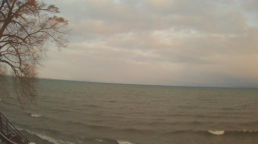 Weather camera view of Forest Lawn Beach.