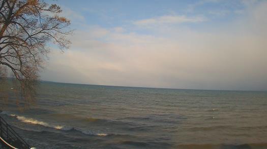 Weather camera view of Forest Lawn Beach.