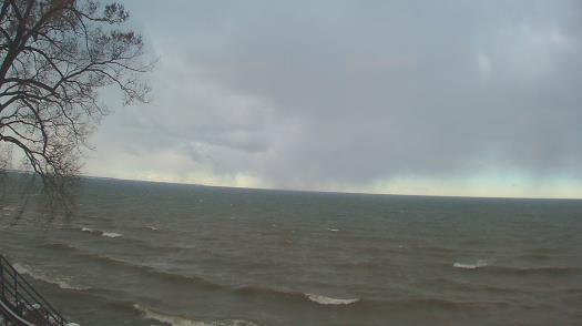 Weather camera view of Forest Lawn Beach.