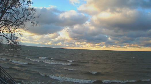 Weather camera view of Forest Lawn Beach.