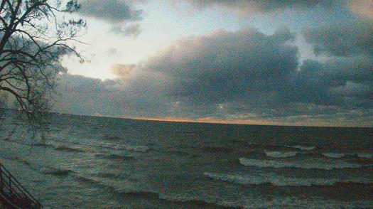 Weather camera view of Forest Lawn Beach.