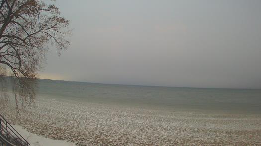 Weather camera view of Forest Lawn Beach.