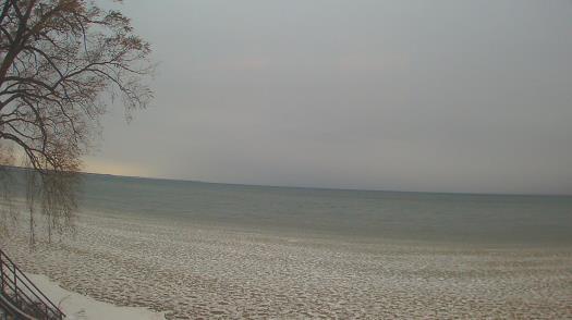 Weather camera view of Forest Lawn Beach.