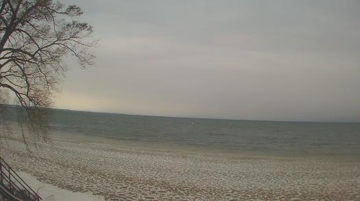 Weather camera view of Forest Lawn Beach.