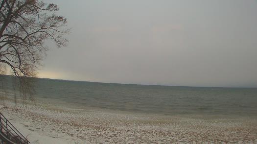Weather camera view of Forest Lawn Beach.