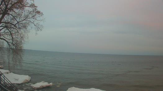 Weather camera view of Forest Lawn Beach.