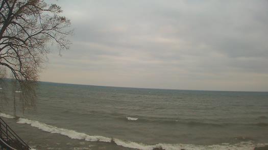 Weather camera view of Forest Lawn Beach.
