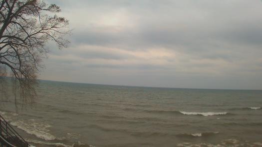 Weather camera view of Forest Lawn Beach.