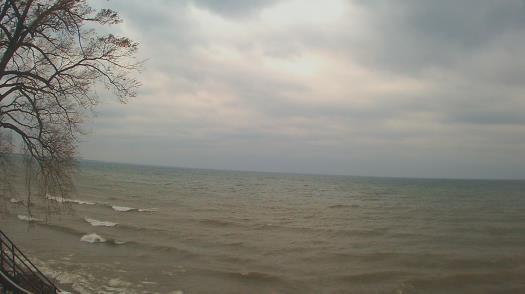 Weather camera view of Forest Lawn Beach.