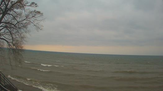 Weather camera view of Forest Lawn Beach.