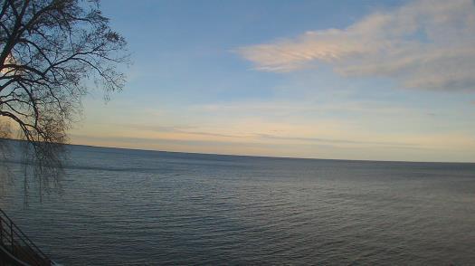 Weather camera view of Forest Lawn Beach.