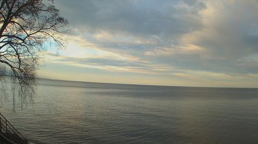 Weather camera view of Forest Lawn Beach.