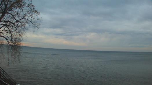 Weather camera view of Forest Lawn Beach.