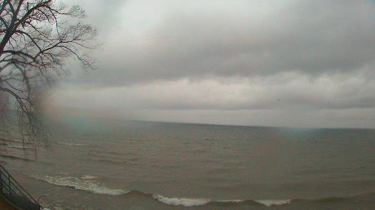 Weather camera view of Forest Lawn Beach.