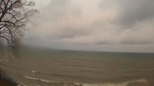 Weather camera view of Forest Lawn Beach.