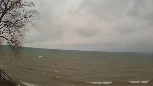 Weather camera view of Forest Lawn Beach.