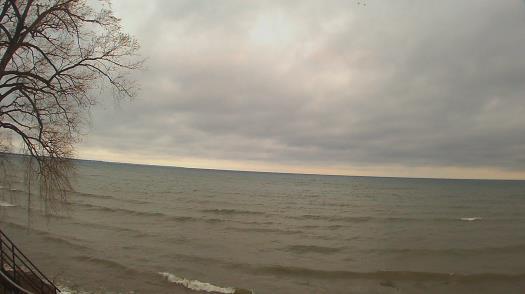 Weather camera view of Forest Lawn Beach.