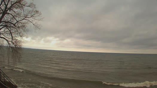 Weather camera view of Forest Lawn Beach.