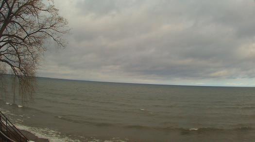 Weather camera view of Forest Lawn Beach.