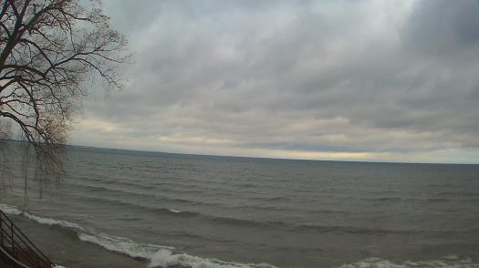 Weather camera view of Forest Lawn Beach.
