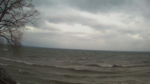 Weather camera view of Forest Lawn Beach.